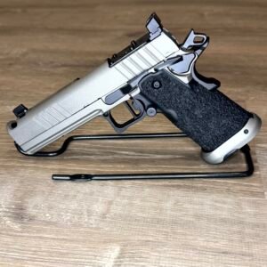 Tisas 1911 Duty 9 DS Comp Custom Cerakote, Stippling, and Spring Tune- BRAND NEW Build 1