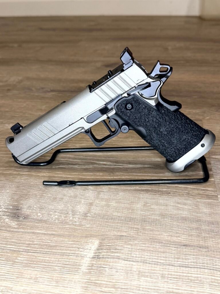 Tisas 1911 Duty 9 DS Comp Custom Cerakote, Stippling, and Spring Tune- BRAND NEW Build 1
