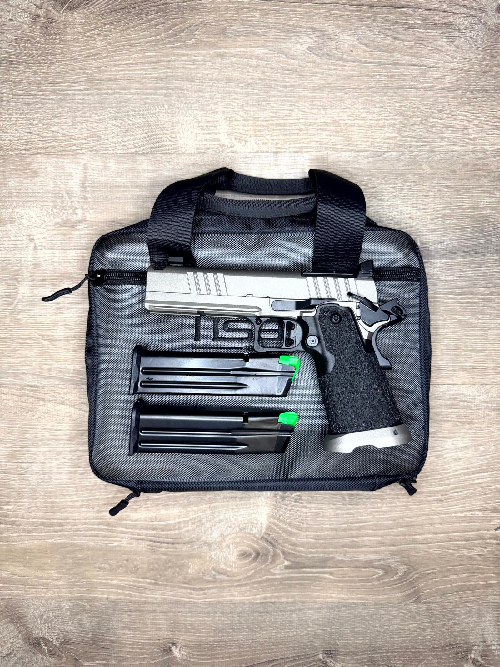 Tisas 1911 Duty 9 DS Comp Custom Cerakote, Stippling, and Spring Tune- BRAND NEW Build 2 - Image 2
