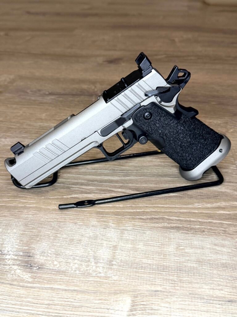 Tisas 1911 Duty 9 DS Comp Custom Cerakote, Stippling, and Spring Tune- BRAND NEW Build 2