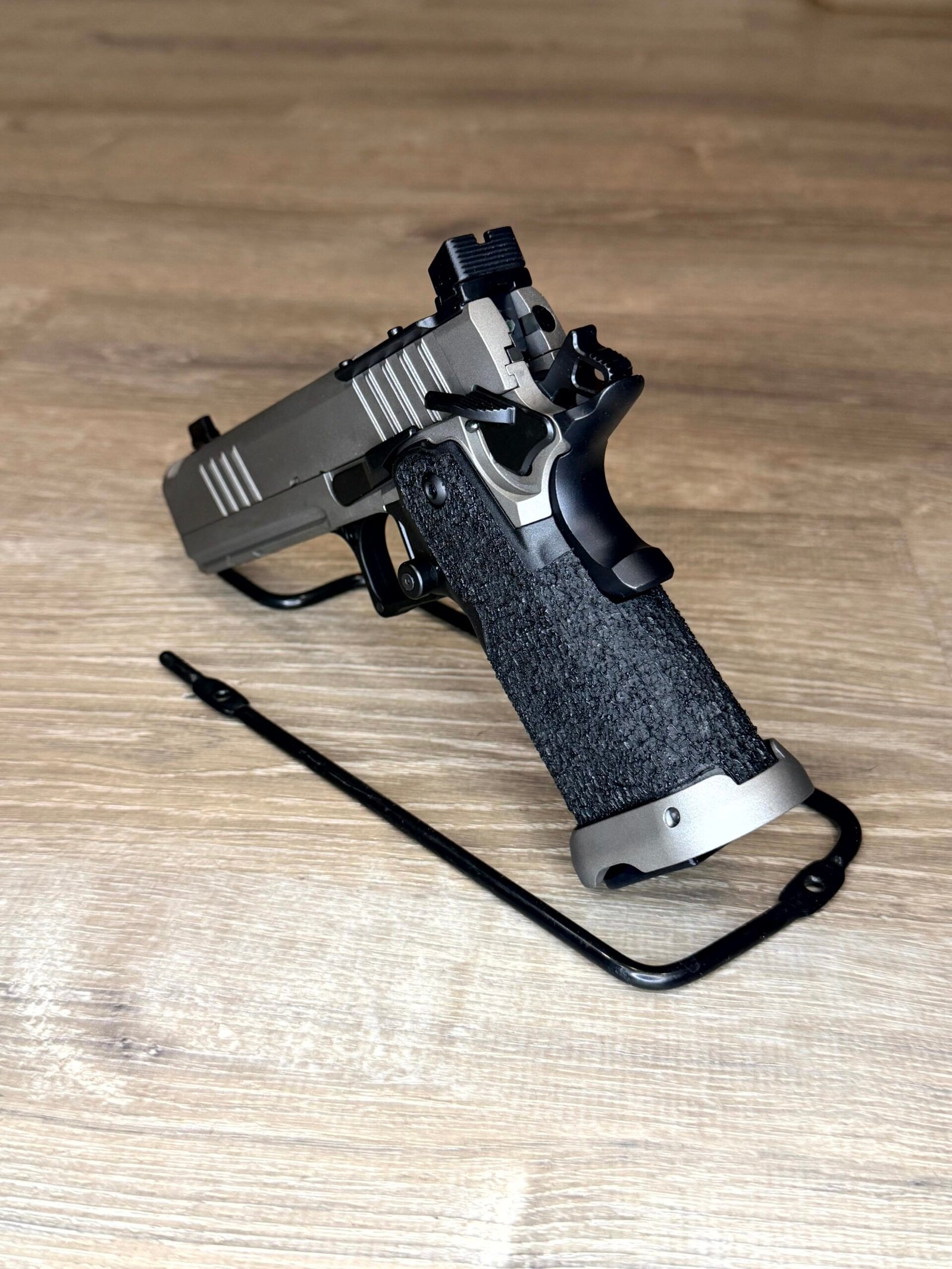 Tisas 1911 Duty 9 DS Comp Custom Cerakote, Stippling, and Spring Tune- BRAND NEW Build 2 - Image 4