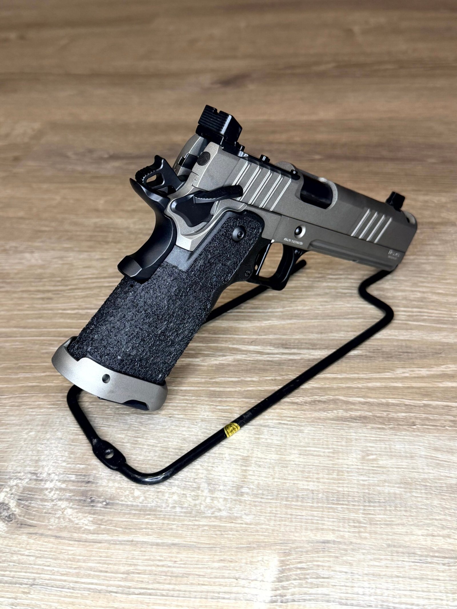 Tisas 1911 Duty 9 DS Comp Custom Cerakote, Stippling, and Spring Tune- BRAND NEW Build 2 - Image 5